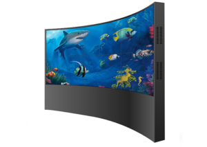 Digital signage curved video wall